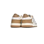 AMIRI Skel Top Low White Brown MFS003-281