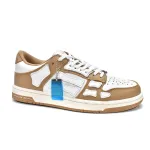 AMIRI Skel Top Low White Brown MFS003-281
