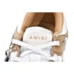 AMIRI Skel Top Low White Brown MFS003-281