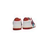 AMIRI Skel Top Low White Red  MFS003-124
