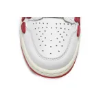 AMIRI Skel Top Low White Red  MFS003-124