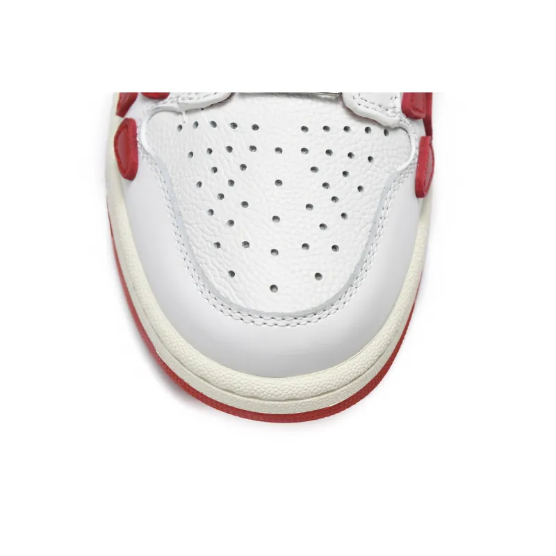 AMIRI Skel Top Low White Red  MFS003-124