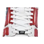 AMIRI Skel Top Low White Red  MFS003-124