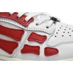 AMIRI Skel Top Low White Red  MFS003-124