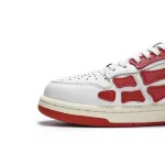 AMIRI Skel Top Low White Red  MFS003-124