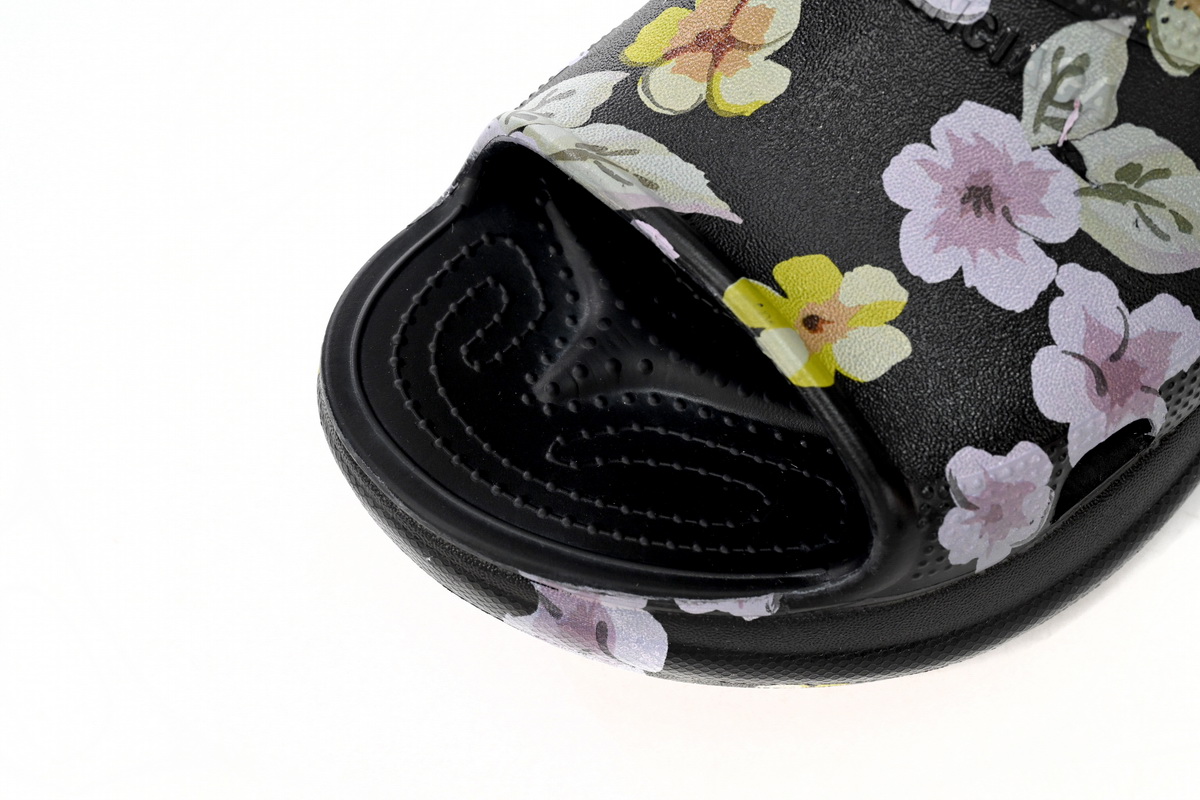 BALENCIAGA Pool Croc Watermark Black 677389 W1S8G 6556