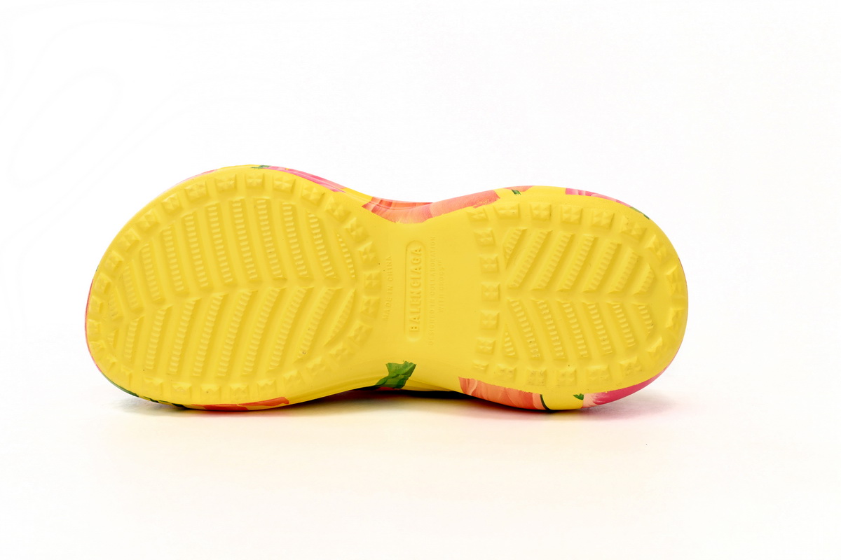 BALENCIAGA Pool Croc Watermark Yellow 677389 W1S8F 7053