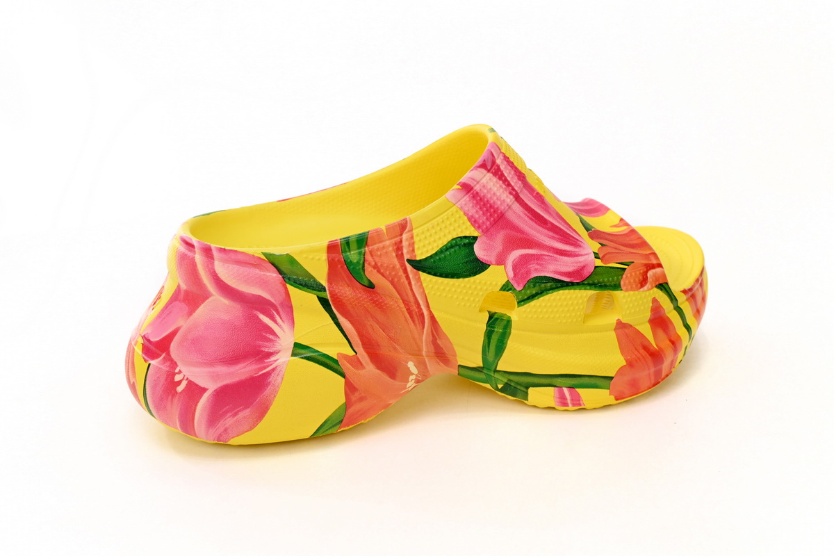 BALENCIAGA Pool Croc Watermark Yellow 677389 W1S8F 7053