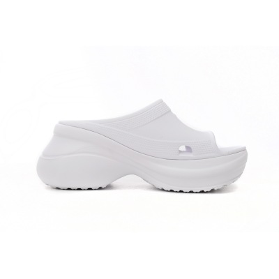 BALENCIAGA Pool Crocs White  677389 W1S8E 9000 02