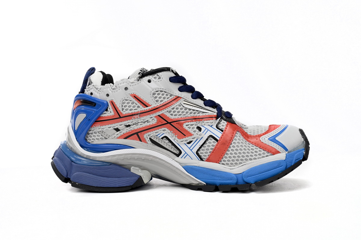 Balenciaga Runner White Blue Orange 677402 W3RB6 1264