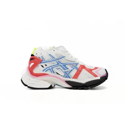 Top Version Balenciaga Runner White Blue Red 677402 W3RB6 9645 02