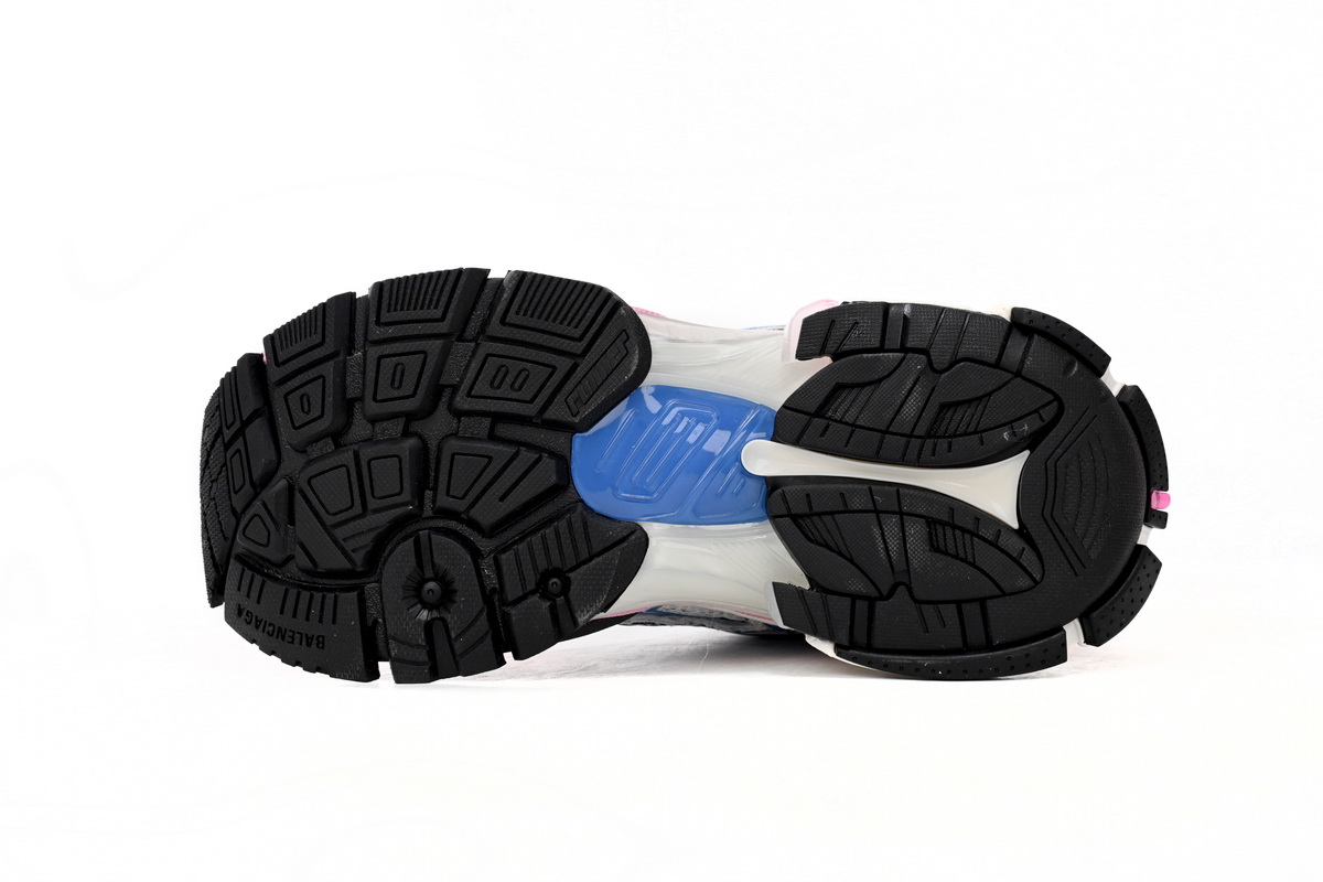 Top Version Balenciaga Runner White Blue Red 677402 W3RB6 9645