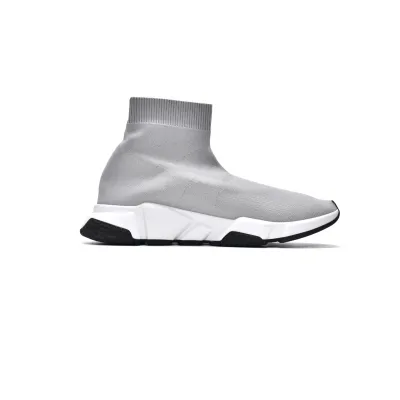 Balenciaga Speed 2.0 Graffiti Recycled Knit Grey White 617239W2DD41991 02