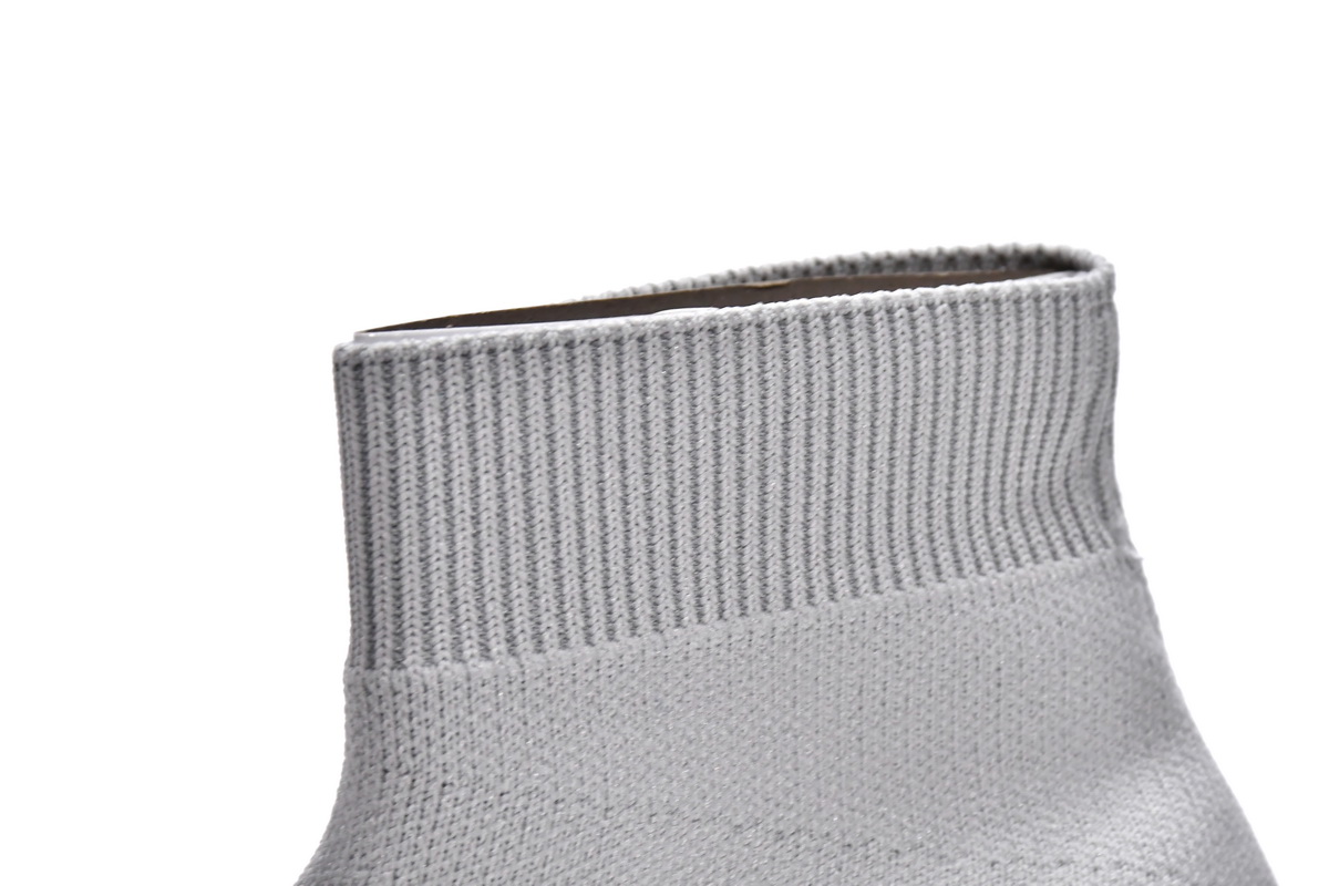 Balenciaga Speed 2.0 Graffiti Recycled Knit Grey White 617239W2DD41991