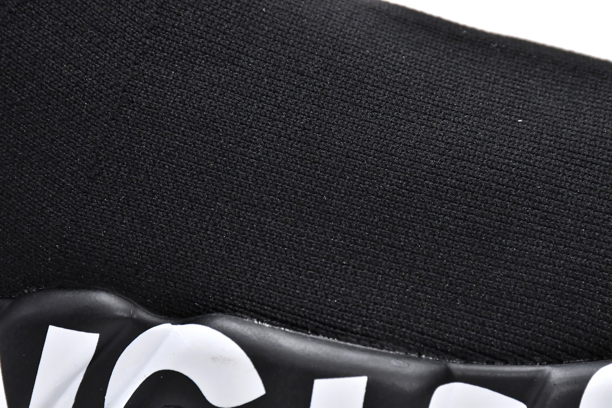 Balenciaga Speed Graffiti Black White (Women's) 605942W2DB71006