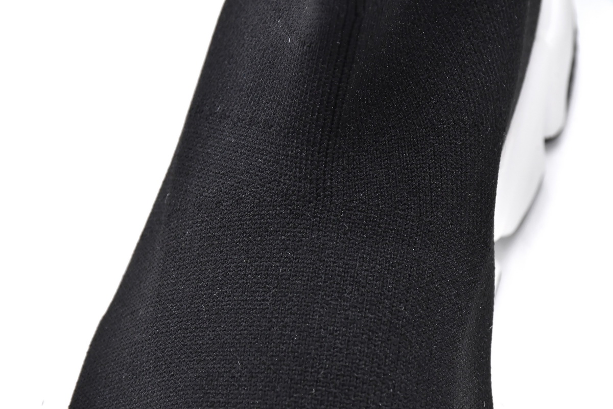 Balenciaga Speed Graffiti Trainers Black White 605972W05GE1015