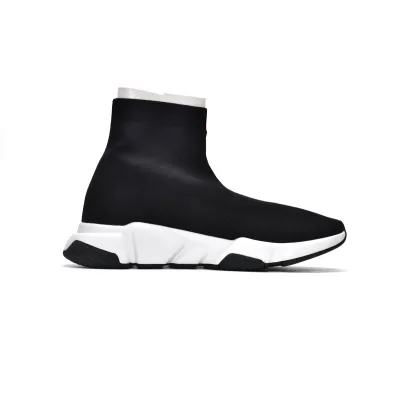 Balenciaga Speed Graffiti Trainers Black White 605972W05GE1015 02