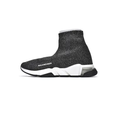 Balenciaga Speed Trainer Black Glitter (Women's) 593698W1V911891 01