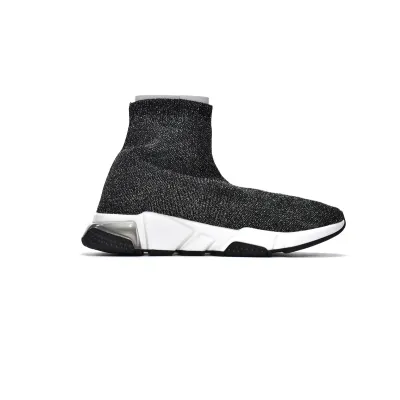 Balenciaga Speed Trainer Black Glitter (Women's) 593698W1V911891 02
