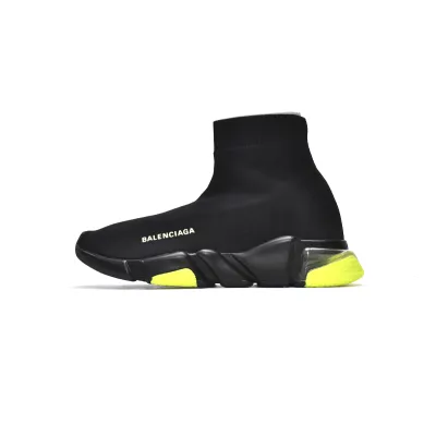 Balenciaga Speed Trainer Black Green 01