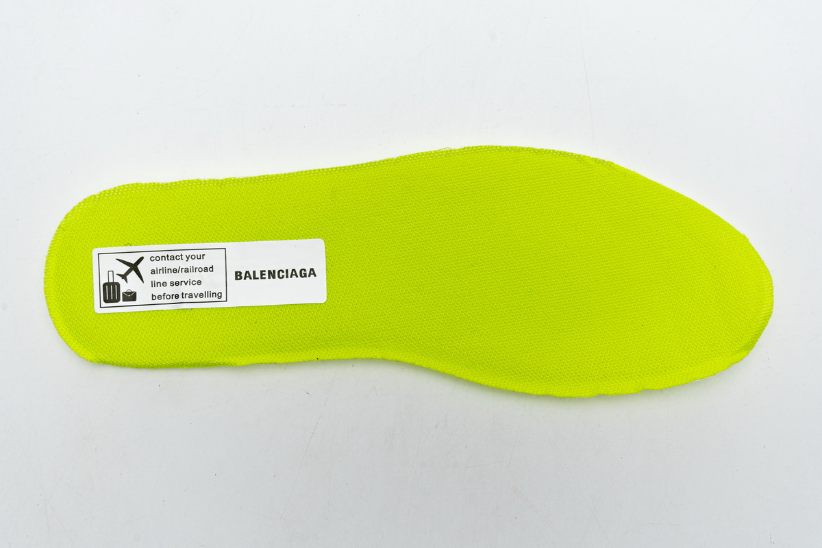 Balenciaga Tess S.Fluorescent Yellow 542436 W1GB7 2014 (With LED)