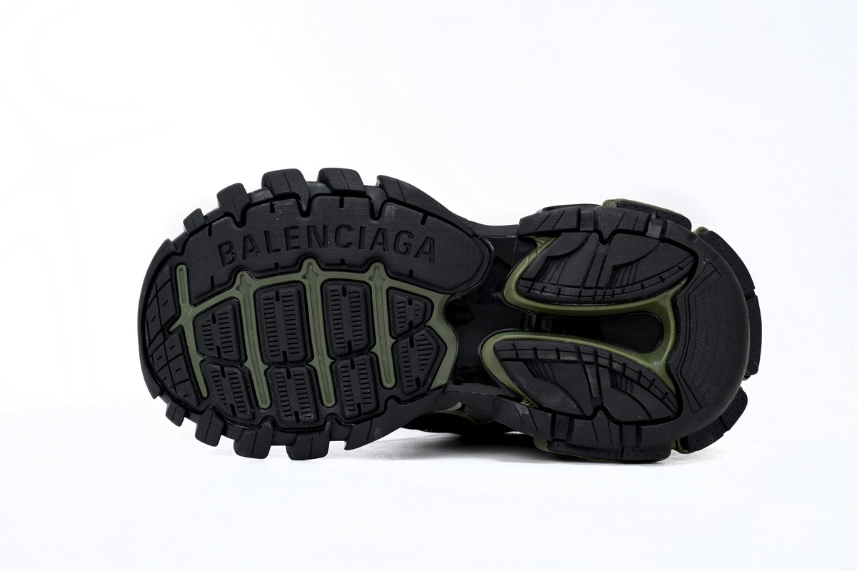 Balenciaga Track 2 Sneaker Military Black 568614 W3AE1 2311