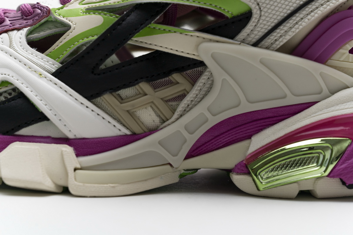 Balenciaga Track 2 Sneaker White Green Pink 568615 W2GN3 9199