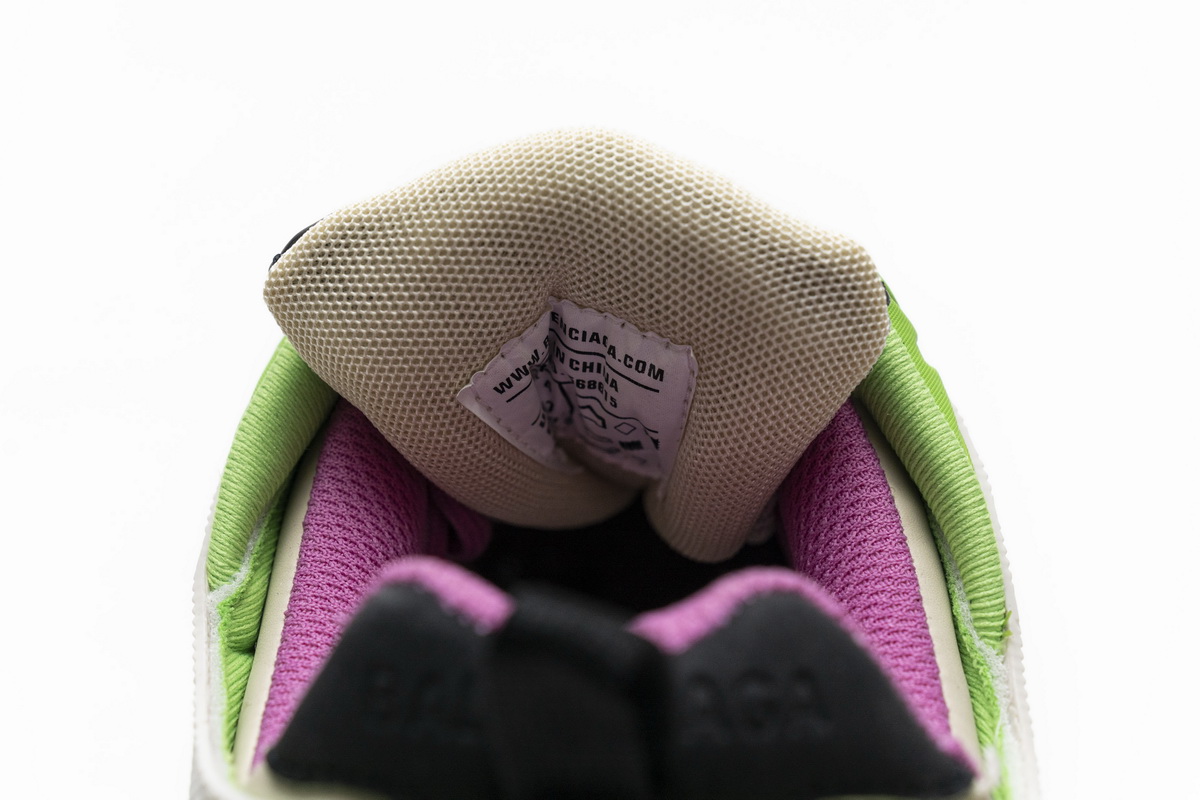 Balenciaga Track 2 Sneaker White Green Pink 568615 W2GN3 9199