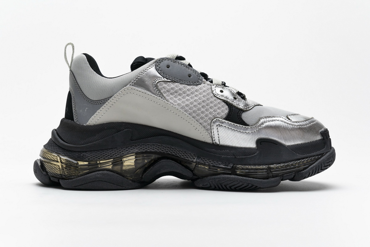 Balenciaga Triple S Black Silver 541624 W09E1 7320
