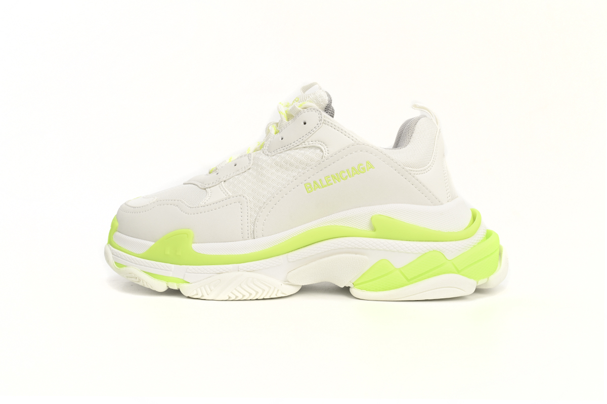 Balenciaga Triple S Fluorescent White  536737 W0901 9088