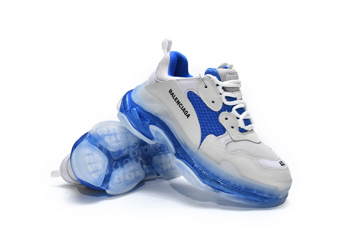 Balenciaga Triple S Grey Blue  541624 W090N 9169