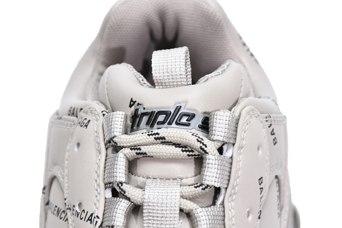 Balenciaga Triple S Letter Beige 524039 W2FA1 9710