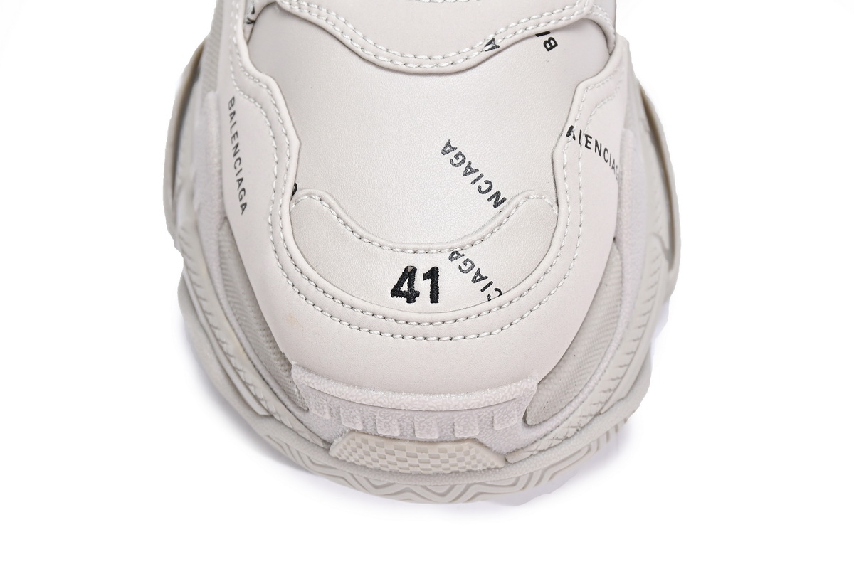 Balenciaga Triple S Letter Beige 524039 W2FA1 9710