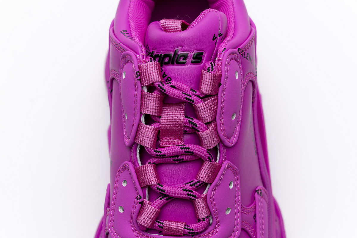 Balenciaga Triple S Letter Pulm Powder 524039 W2FA1 7634