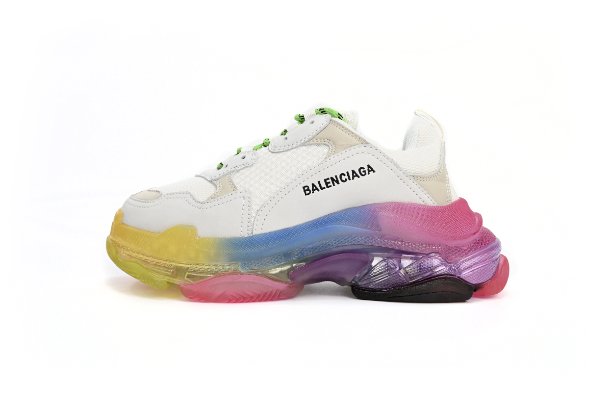 Balenciaga Triple S Rainbow 544351 W09E1 1895 