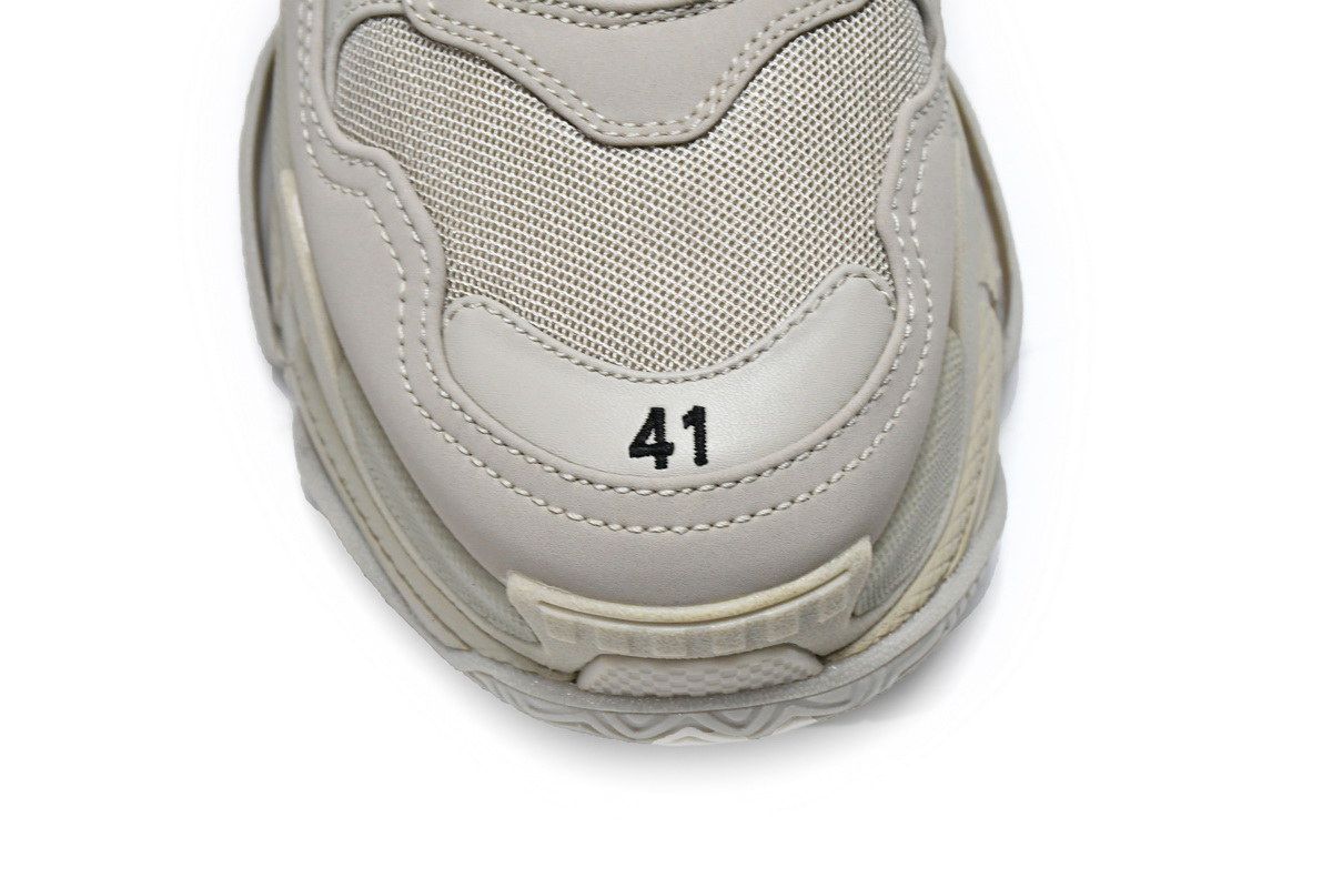 Balenciaga Triple S Rice Ash 534737 W2FW1 9700