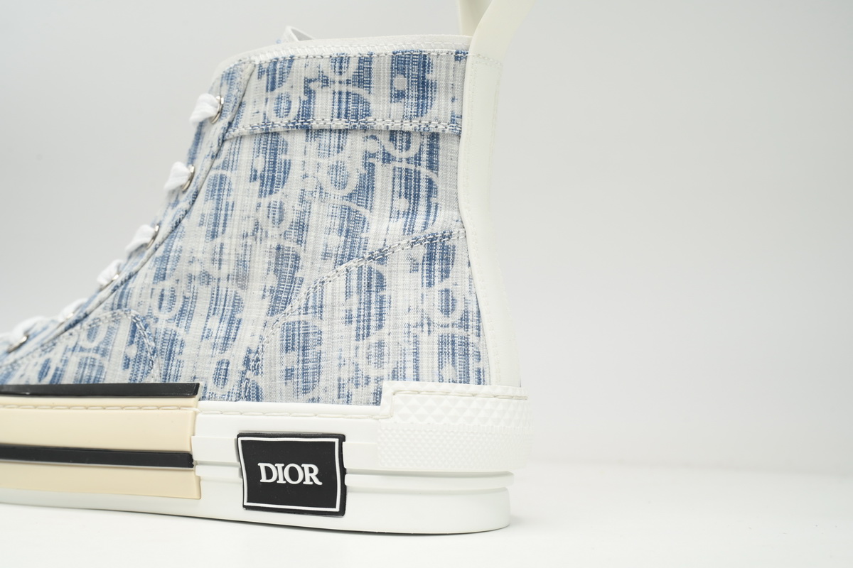Dior B23 High Blue Oblique Kasuri Jacquard 3SH118ZLA_H560
