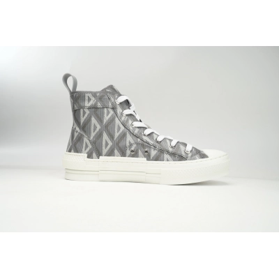 Dior B23 High Top Gray CD Diamond 3SH118ZPP_H868 02