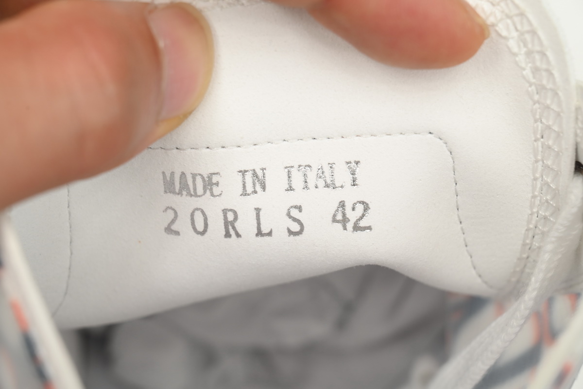 Dior B23 High Top Red Blue Oblique  3SH118YTG_H563