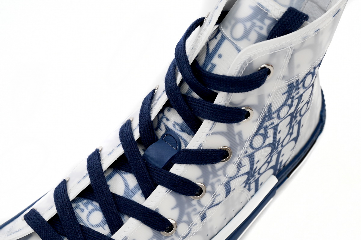 Dior B23 HT Oblique Transparency HIGH White Blue T00962H565