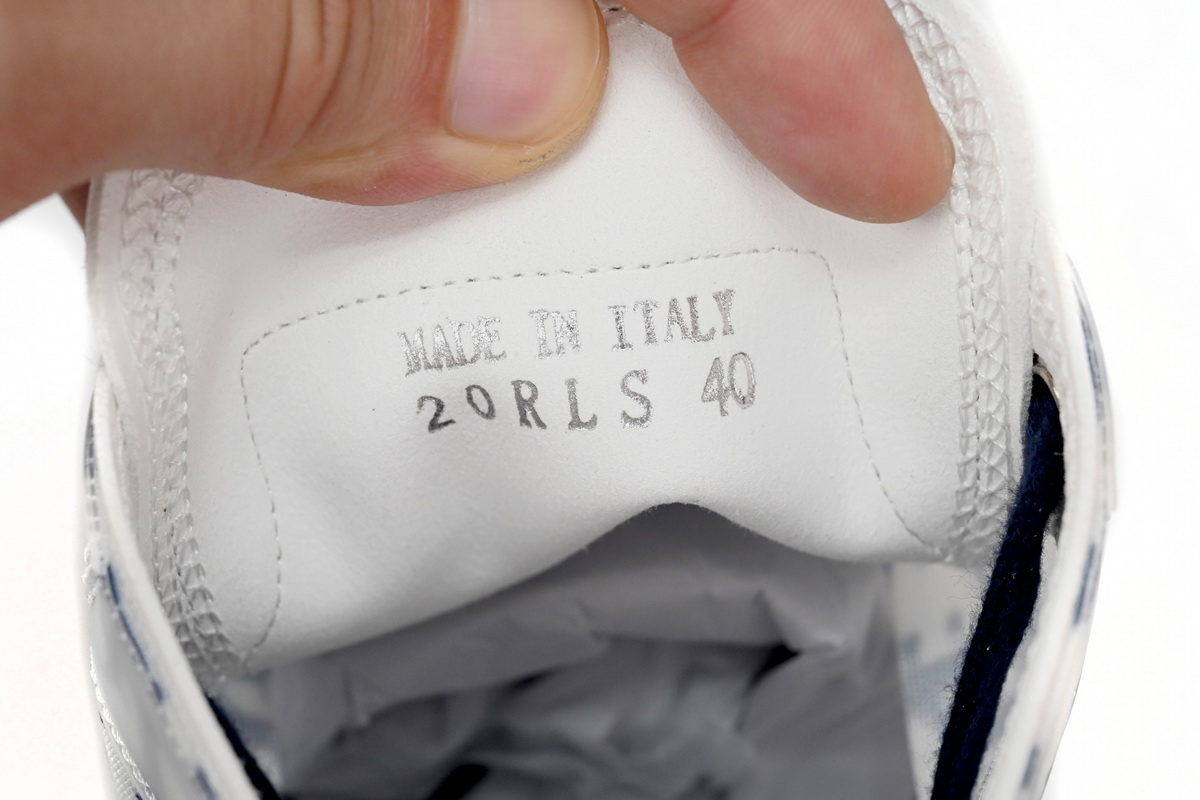 Dior B23 HT Oblique Transparency HIGH White Blue T00962H565