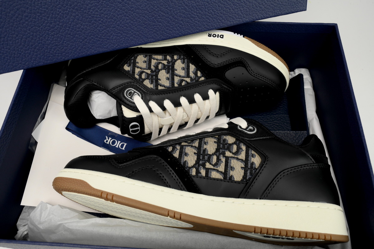 Dior B27 Low Black Beige 3SN272ZIR_H965