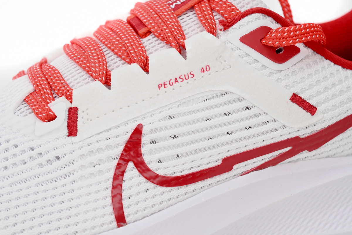 Nike Air Zoom Pegasus 40 White Red FJ2844-100