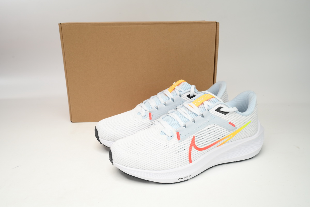 Nike Pegasus 40 Laser Orange Picante Red Blue Tint (Women