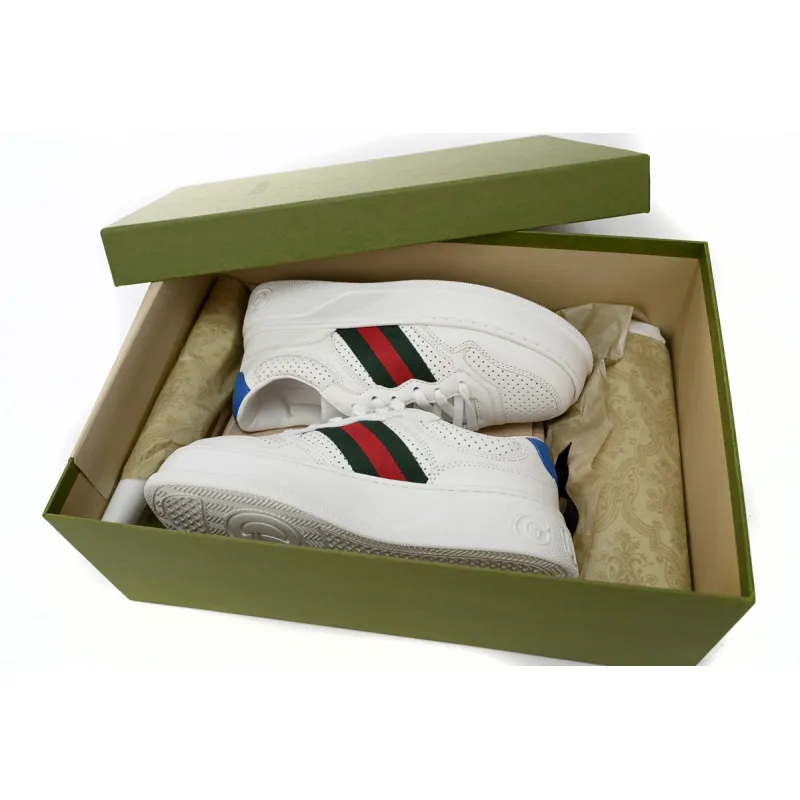  GUCCI Chunky B White and Blue Tail 669698 UPG10 9060