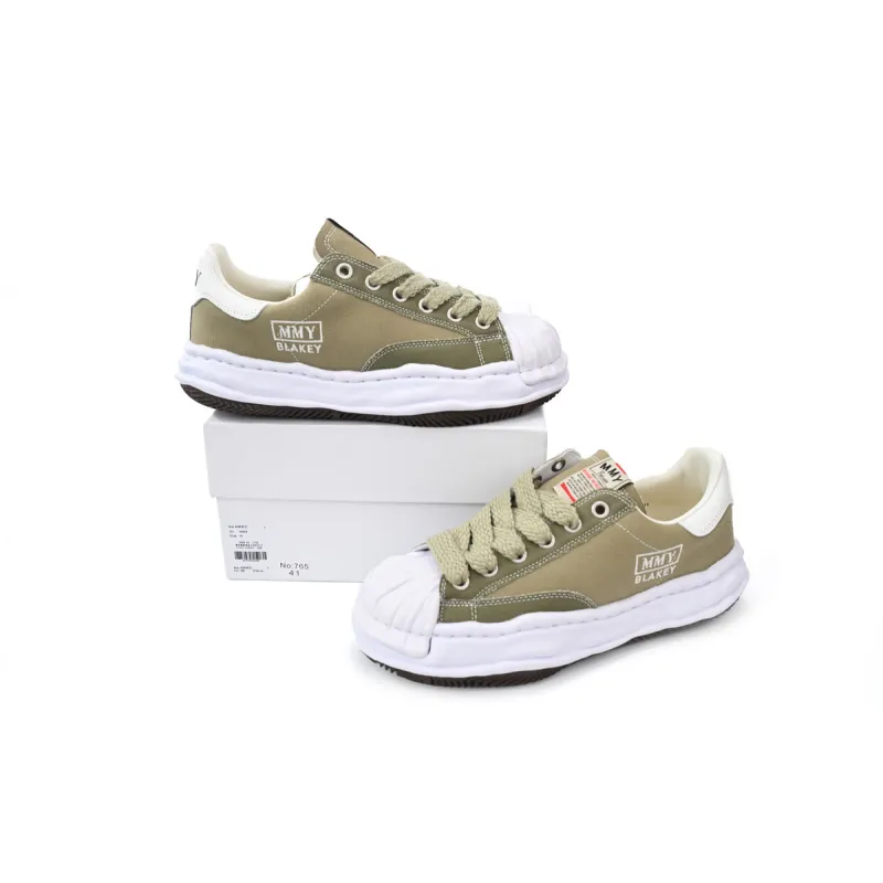  Maison Mihara Yasuhiro Blakey OG Sole Canvas Low Military Green