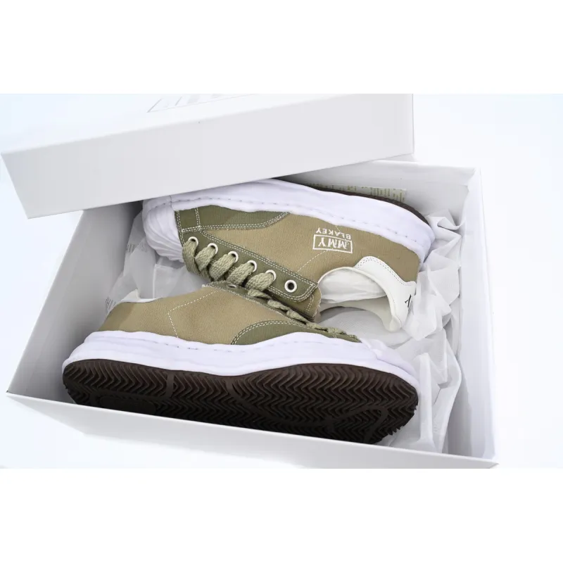  Maison Mihara Yasuhiro Blakey OG Sole Canvas Low Military Green