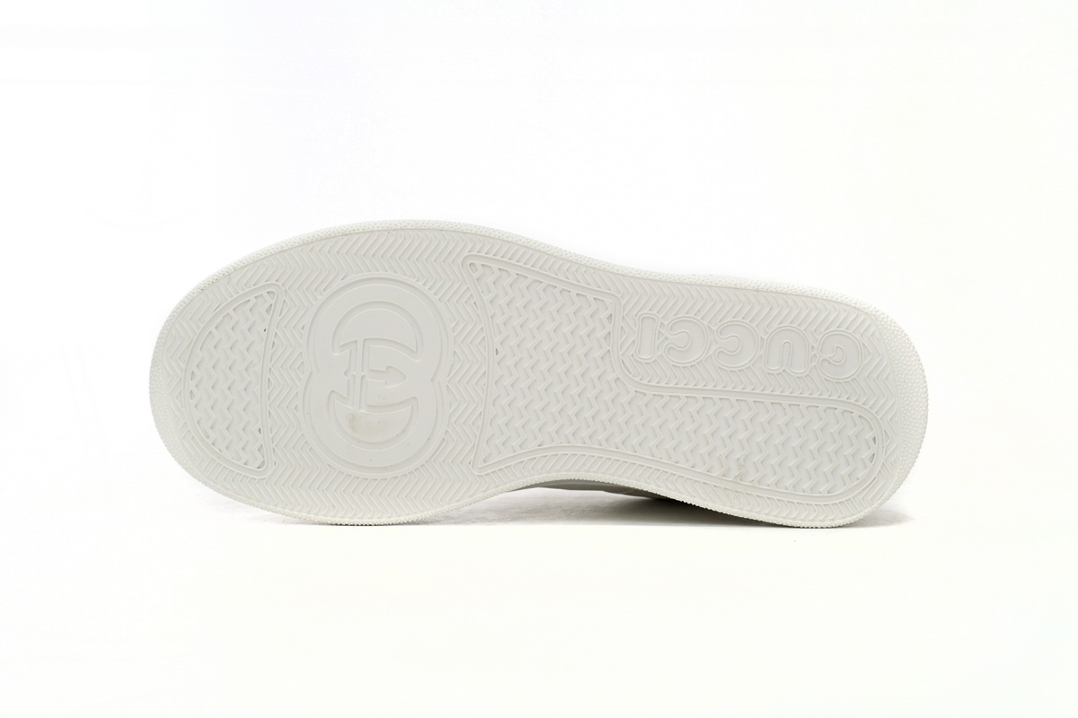 G*u*i gg embossed white leather 1xl10 9014