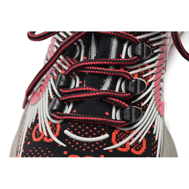 Gucci Run Sneakers Black Red 680900-USN10-8490