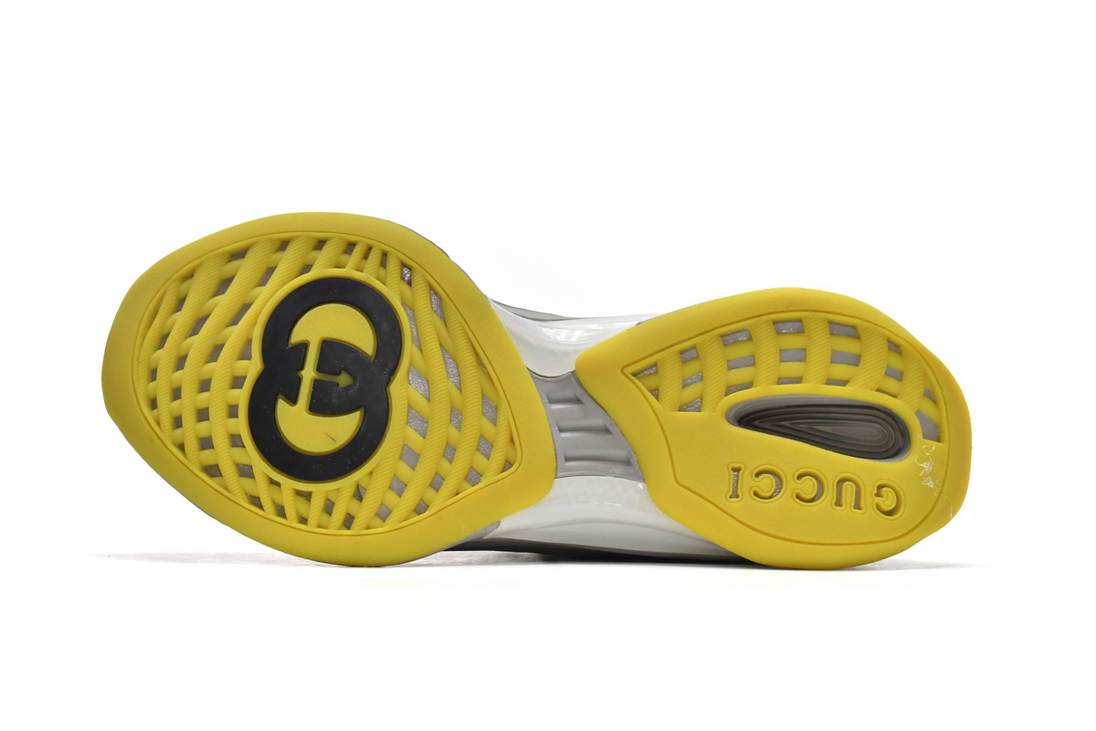 G*u*i run sneakers black yellow 680939-usm10-8480